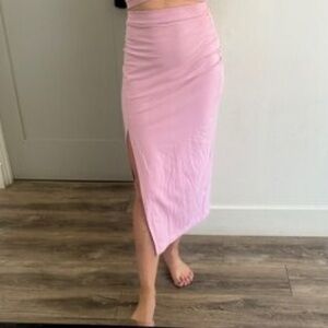Susan Monaco Petal Pink skirt XL NWT